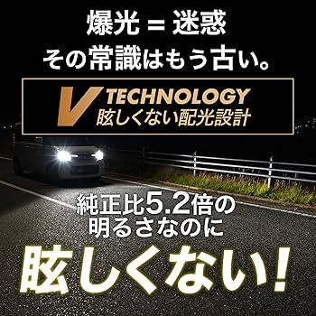Amazon | VELENO 爆光 led ヘッドライト H4 バルブ 実測値